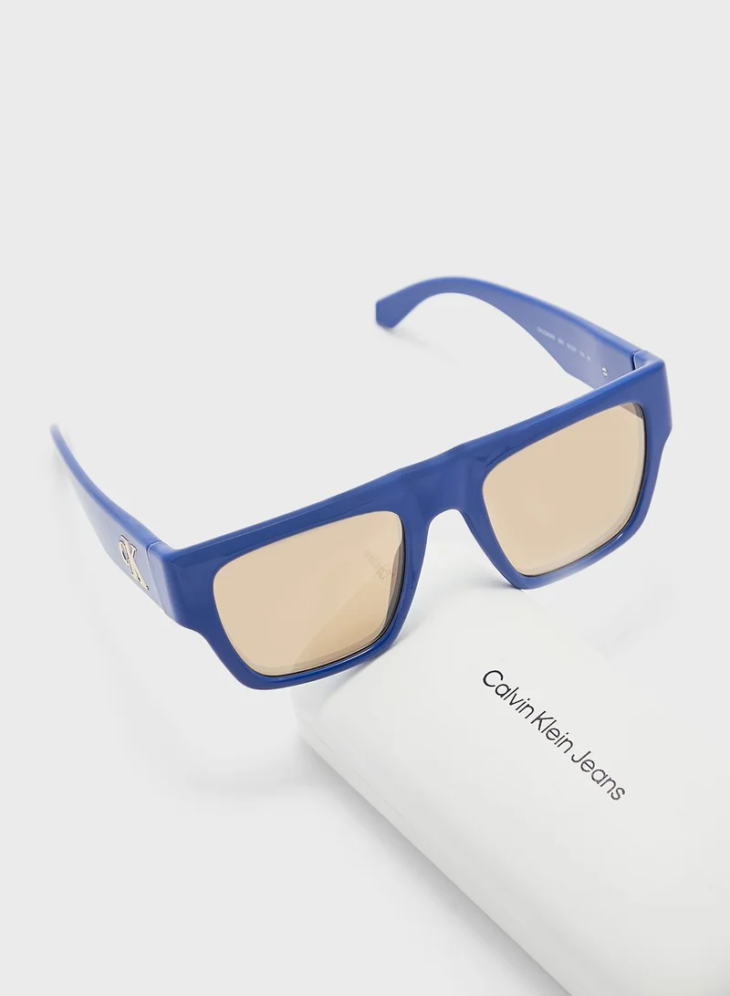 Calvin Klein Jeans Rectangle Shape Sunglasses
