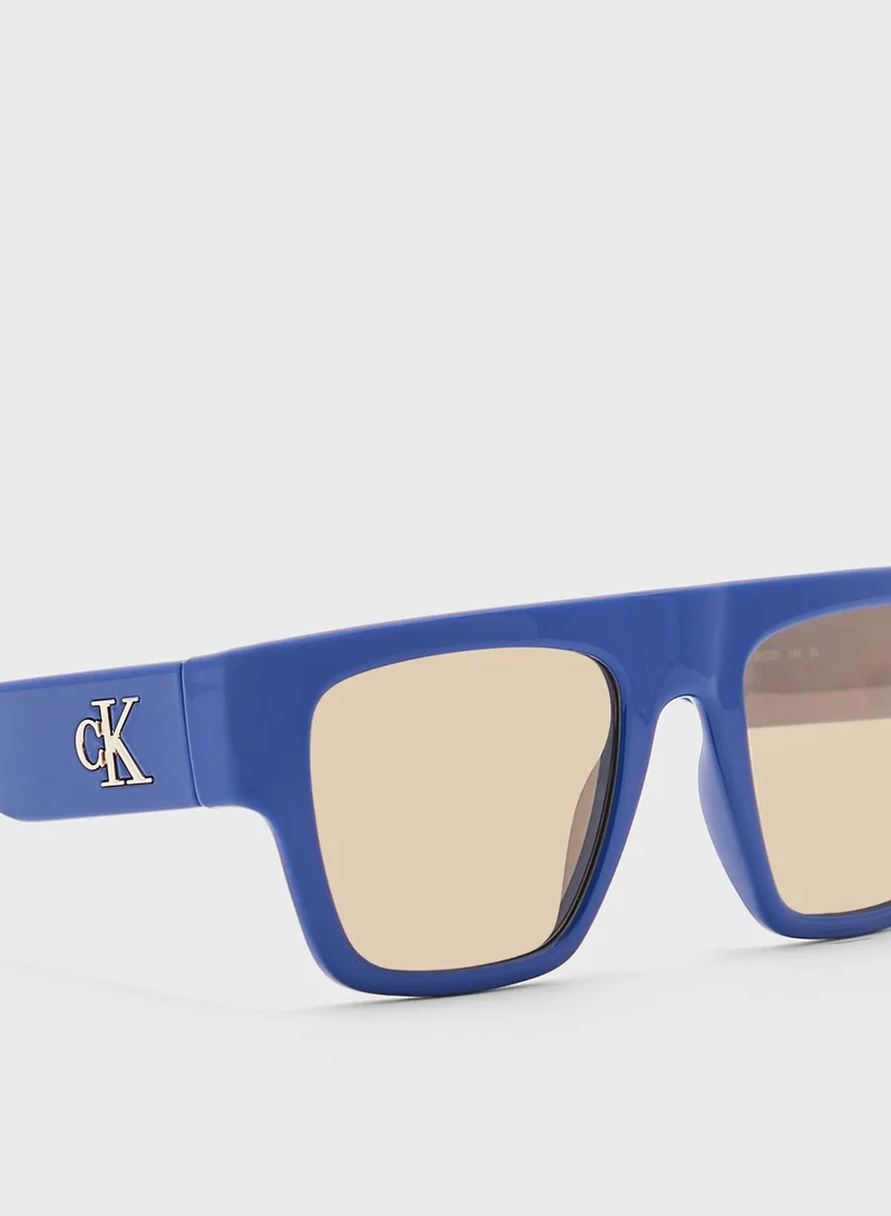 Calvin Klein Jeans Rectangle Shape Sunglasses