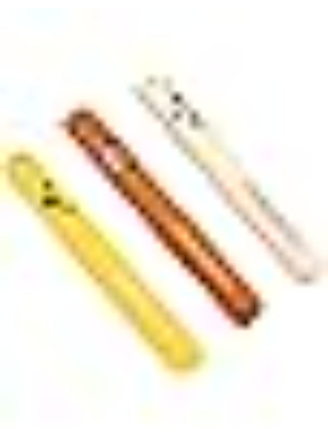 حامل فرش أسنان محمول من أوكميك، جراب وغطاء لفرش الأسنان للسفر والتخييم والمنزل والمدرسة والعمل، 3 قطع، بلاستيك، متعدد الألوان - Image 1