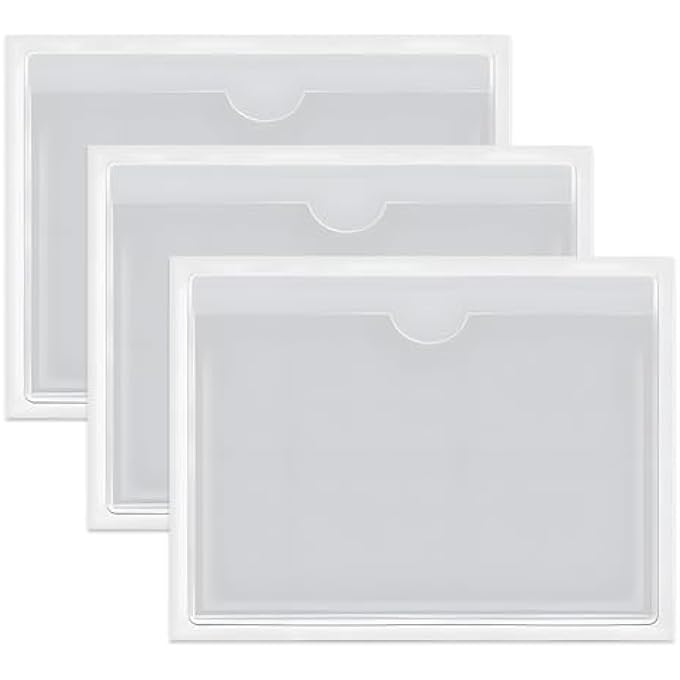 rayihni Car Windshield Document Holder 3 Pcs Windshield Document Holder Windshield Document Holder Multi-Function Self Adhesive for Car Van Caravan Windshield - Image 2