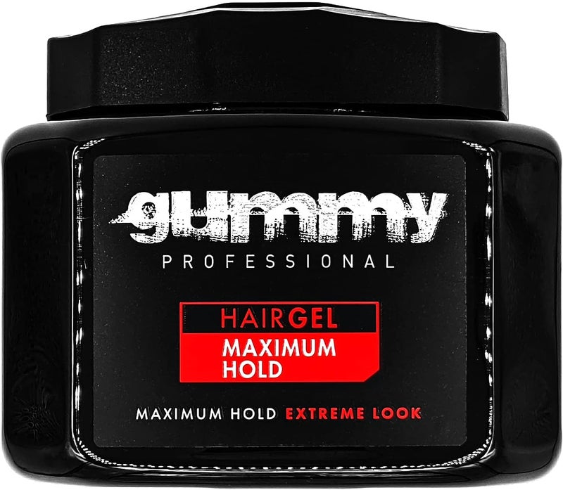 Gummy ORIGINAL HAIR STYLING GEL 700ML BY FONEX NO1 BARBER STYLING HAIR GEL EUROPEAN AFRO HAIR STYLING GUMMY PROFESSIONAL RED