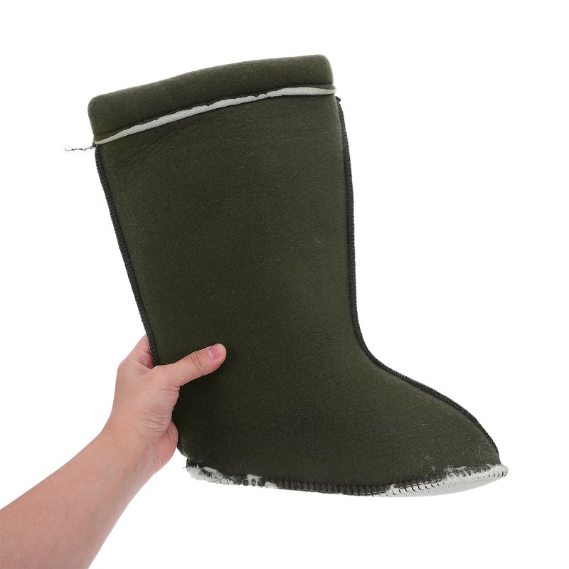 1 Pair Rain Boot Liners - Detachable Winter Thermal Rain Boots Inner Lining For Men Women - Insulated Removable Warm Shoe Inner For Cold Weather Walking Outdoor Work - Image 3