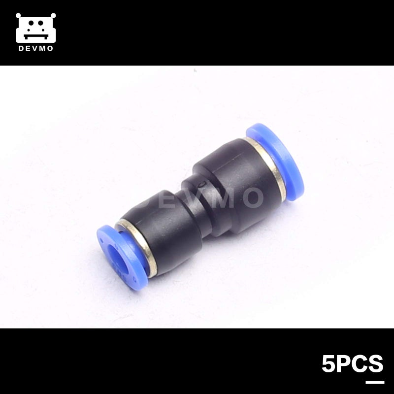 ديفمو Devmo 5 قطعة 6 مللي متر إلى 8 مللي متر أنبوب الهواء الهوائية دفع في تركيبات الغاز مستقيم البلاستيك موصلات سريعة المناسب - Image 3