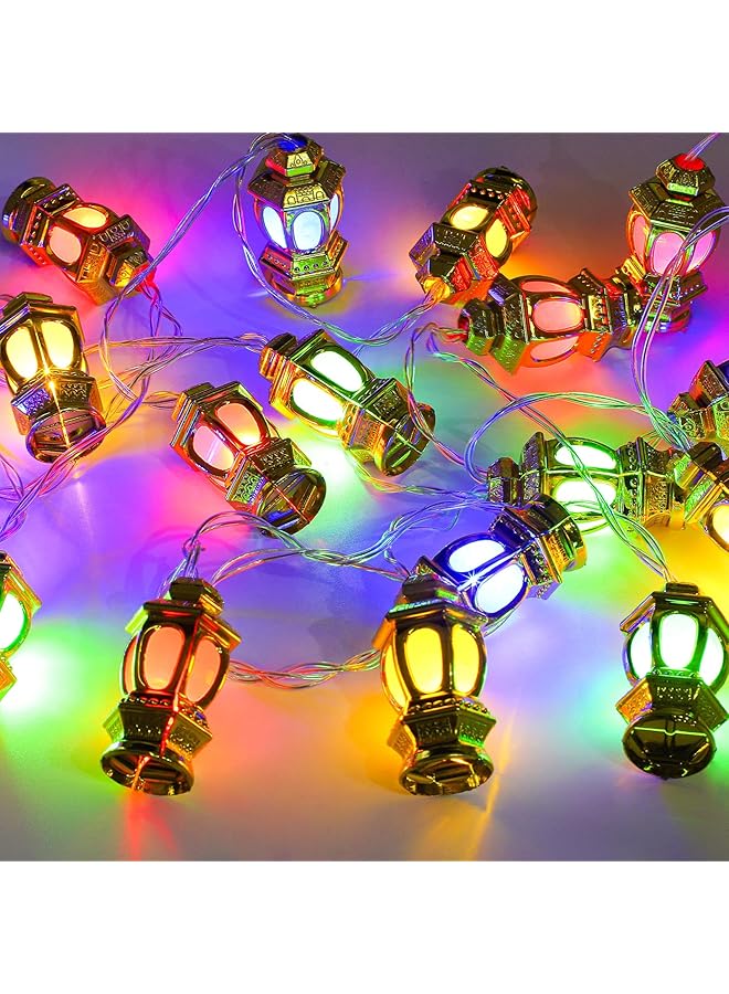 erorex 9.8 Feet 20 Lights Eid Decorative Ramadan Eid String Light Led String Lights Indoor Outdoor Home Decoration For Muslim Islamic Home Garden Decor - Image 1