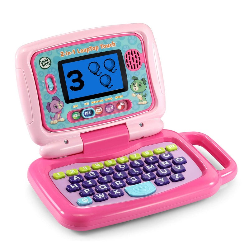 LeapFrog ليپ فروغ 2 في 1 ليبتوب تاتش، وردي - Image 2