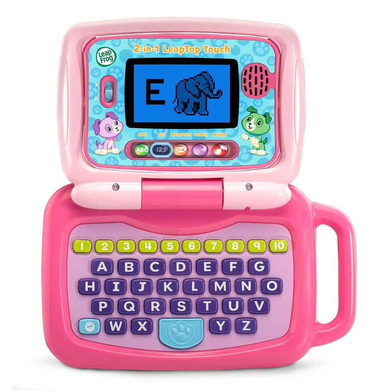LeapFrog ليپ فروغ 2 في 1 ليبتوب تاتش، وردي - Image 1