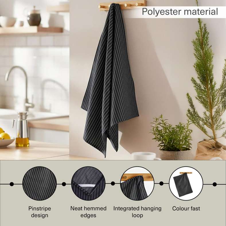 Pan Home Navy Blue Tea Towel 50X70cm - Image 5