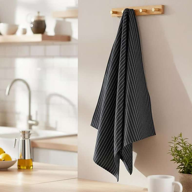 Pan Home Navy Blue Tea Towel 50X70cm - Image 1