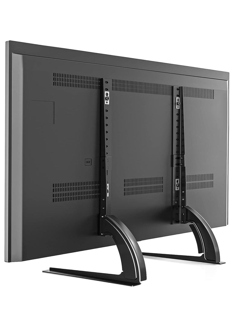 BGM 5Rcom TV Stand Mount, Universal TV Stand Tabletop for 22 to 65 inch Plasma LCD LED Flat Screen TVs, TV Legs, Holds up to 88lbs, Max VESA 800 x 500mm, Height Adjustable TV Base, TV Stand  - Image 1