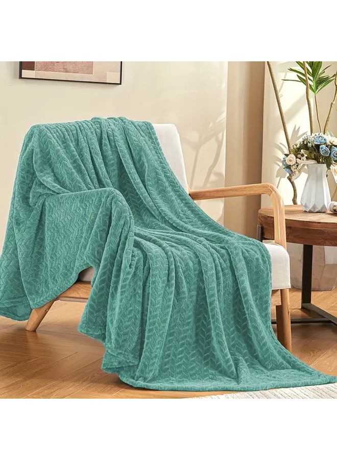 Khaki Fleece Throw Blanket 40x60 Inches Ultra Soft Lightweight Warm All Season - Image 4