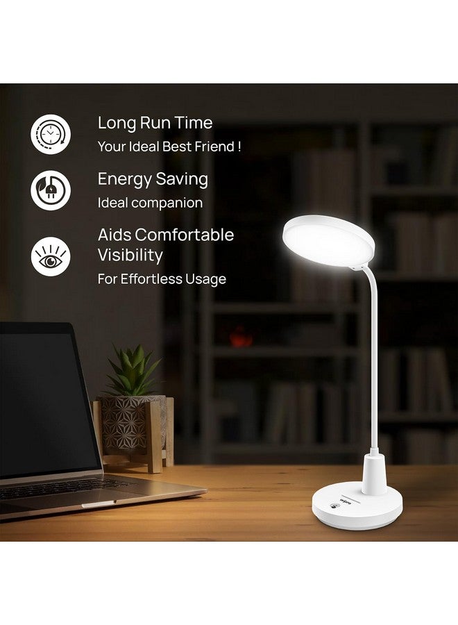 WIPRO Wipro 8W Rechargable LED Table Lamp (TL1)| 3 in 1 Color Changing (Cool Day/Neutral/Warm White) | 3 Step dimming | Portable Desk Lamp | Touch Control | Premium Study lamp |USB -C Charging,Pack of 1  - Image 3