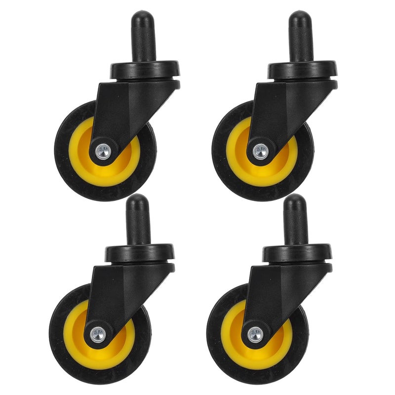 4Pcs 10X6 5X4CM Trolley Caster Wheel Replacement For Industrial Carts Mop Buckets - Image 1