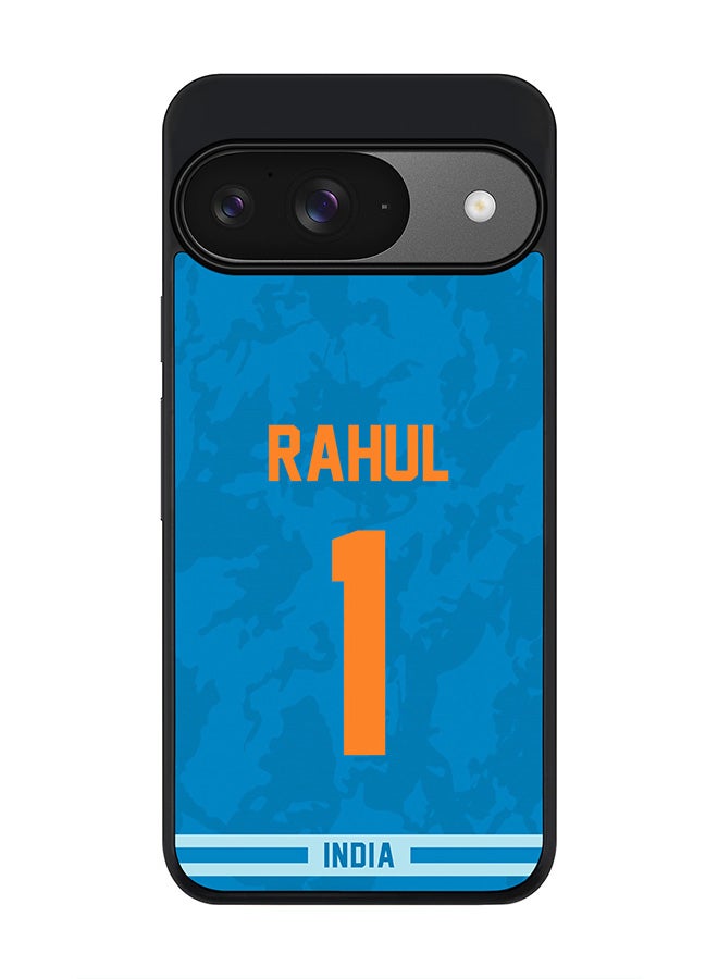 Stylizedd For Google Pixel 9 Case,Slim fit Camera Protection, Shockproof Thin Phone cover - India KL Rahul, Jersey No 1 - Image 1