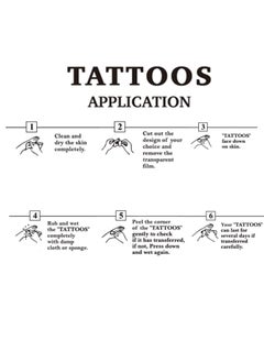 KHAJUL 30-Sheets Waterproof Temporary Tattoo Stickers, Butterfly Love Heart Flower for Kids Adults Men and Women  - Image 2