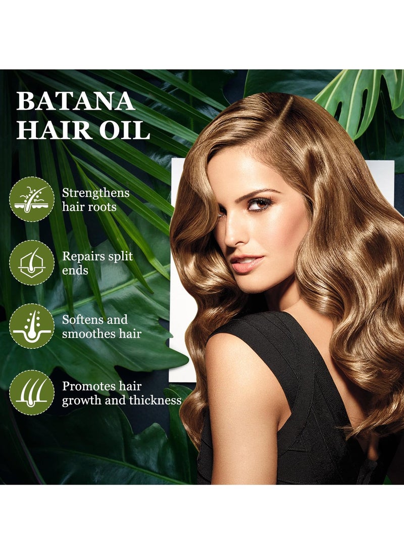 Generic Rosemary Hair Oil for Hair Growth - 100% Pure Organic Batana Oil - Reduce Hair Loss and Detox Your Scalp- Eliminates Split Ends & Increases Shine,For all Hair Types  (30mL)  - Image 5