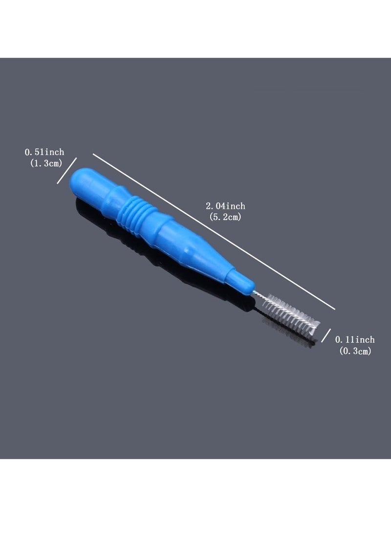 EWINEVER - ewinever 50 Count Interdental Brush,Toothpick Tooth Flossing Head Oral Dental Hygiene Brush, Tooth Cleaning Tool (Red+Blue) - Image 1