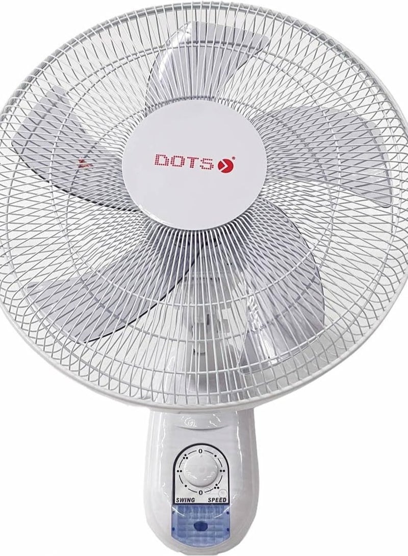 دوتس مروحة حائط من دوتس، 16 انش و3 سرعات تحكم، TFW-B04، - Image 5