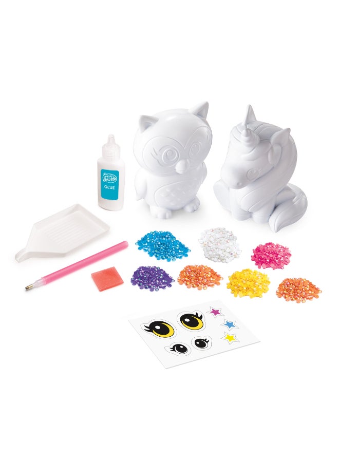 Cra-Z-Art Shimmer ‘n Sparkle 3D Crystal Gem Creations Craft Kit - Image 2