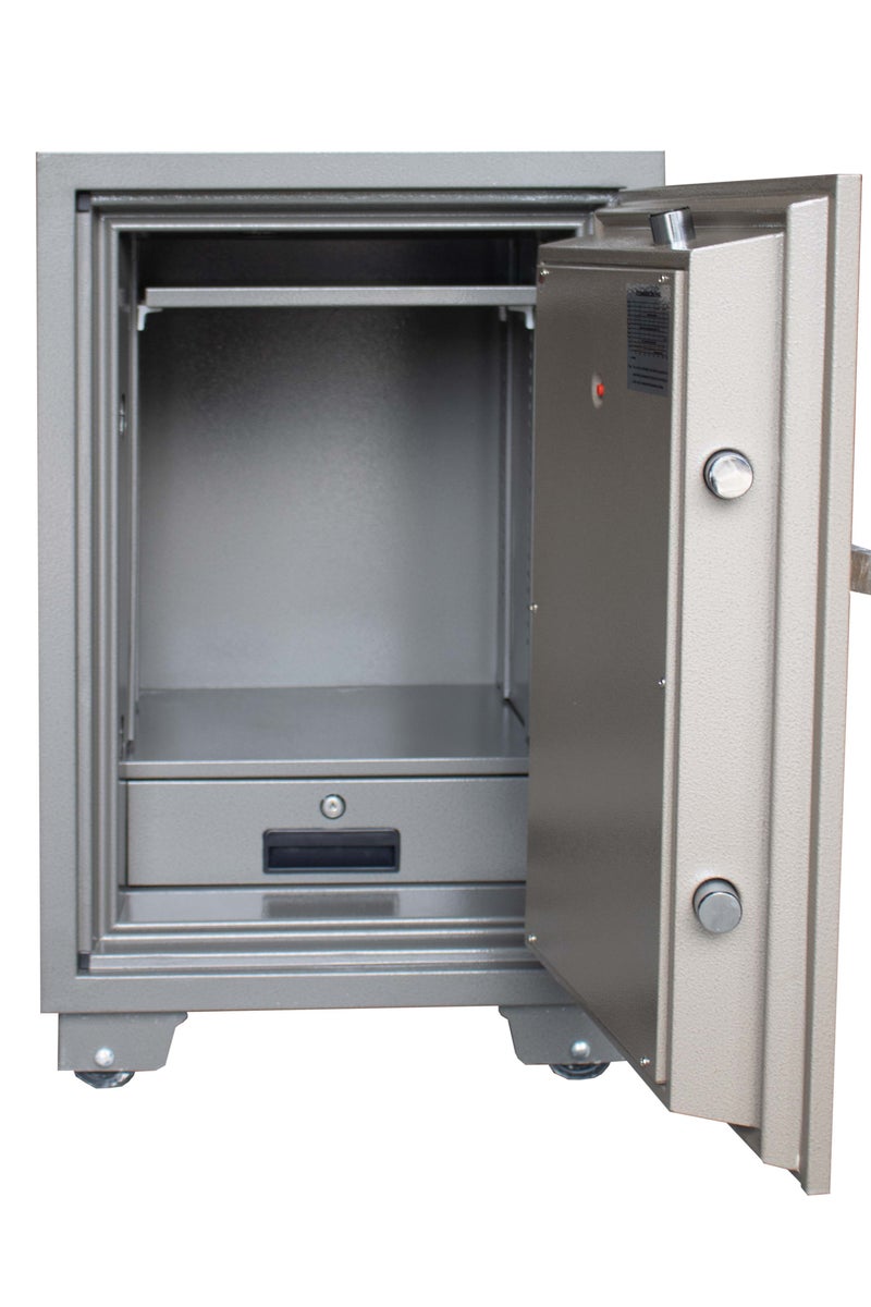 LOTFY GROUP LGSafe LG77E4 Fireproof Safe Box - Anti-Burglar Safe with an Adjustable Shelf, Digital Keypad and Dual Locks Besides an Internal Lockable Drawer  (H77 x W50 x D50 CM, 140KG) - Made in Vietnam - Image 3