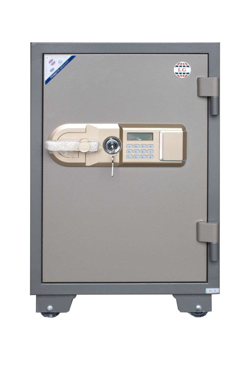 LOTFY GROUP LGSafe LG77E4 Fireproof Safe Box - Anti-Burglar Safe with an Adjustable Shelf, Digital Keypad and Dual Locks Besides an Internal Lockable Drawer  (H77 x W50 x D50 CM, 140KG) - Made in Vietnam - Image 2