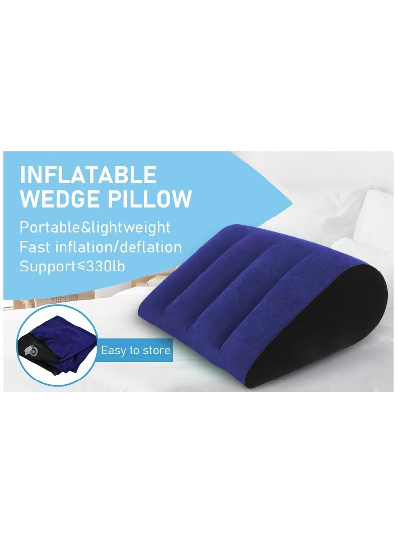 KUYING Inflatable Wedge Pillow for Yoga Posture Auxiliary and Reduces Press Waist and Back  - Image 2