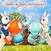 IFLOVE Bubble Guns for Toddlers2pcs Rabbit Bubble Machine for KidsAutomatic Bubble Blower with 10 Bubble SolutionsOutdoor Toys Easter Baskets Stuffers Gift for Age 3 4 5 6 7 8 Years Old Boys Girls - Image 4