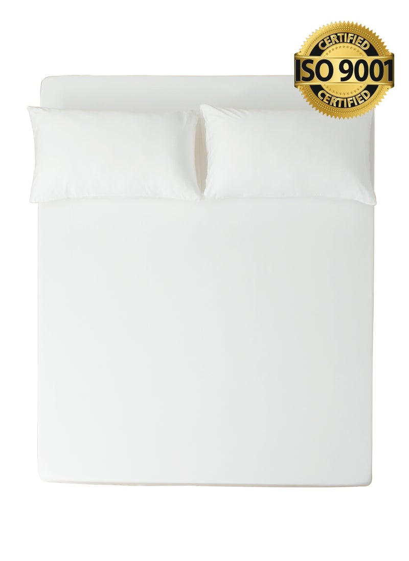 King 100% Rayon Of Bamboo Cooling Fitted Sheet, Fitted Sheet With Elastic 200x200+35 cm, Breathable Silky Soft, King Size 3 Pieces - pzsku/Z829524F496AC6047E90EZ/45/_/1739811806/eaea07cf-2591-41cc-ba29-736a58cccf66