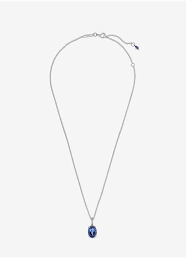 EVEREEN - Blue Gem Silver Necklace for Women - Image 1