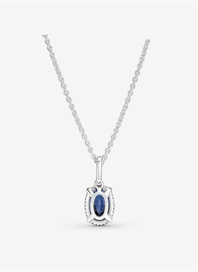 EVEREEN - Blue Gem Silver Necklace for Women - Image 1