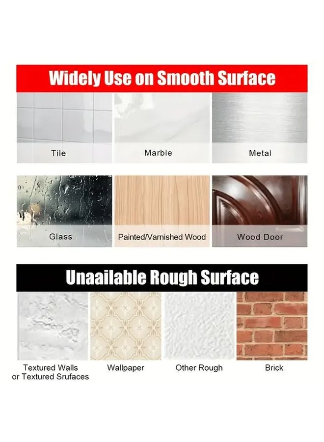 2PC Stainless Steel Razor Holder Wall Mounted No Drill Shaving Blade Organizer Modern Bathroom Accessory - Image 3