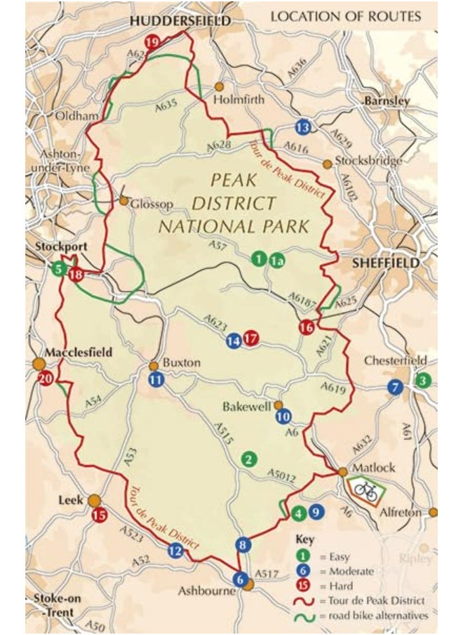null - Cycling in the Peak District: 21 routes on lanes and tracks in and around the National Park - Image 1