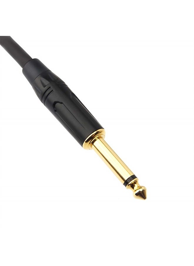 Disino - 1/8 Inch TRS Stereo to Dual 1/4 inch TS Mono Y-Splitter Cable 3.5mm Aux Mini Jack Stereo Breakout Cable Path Cords - 6 feet - Image 1