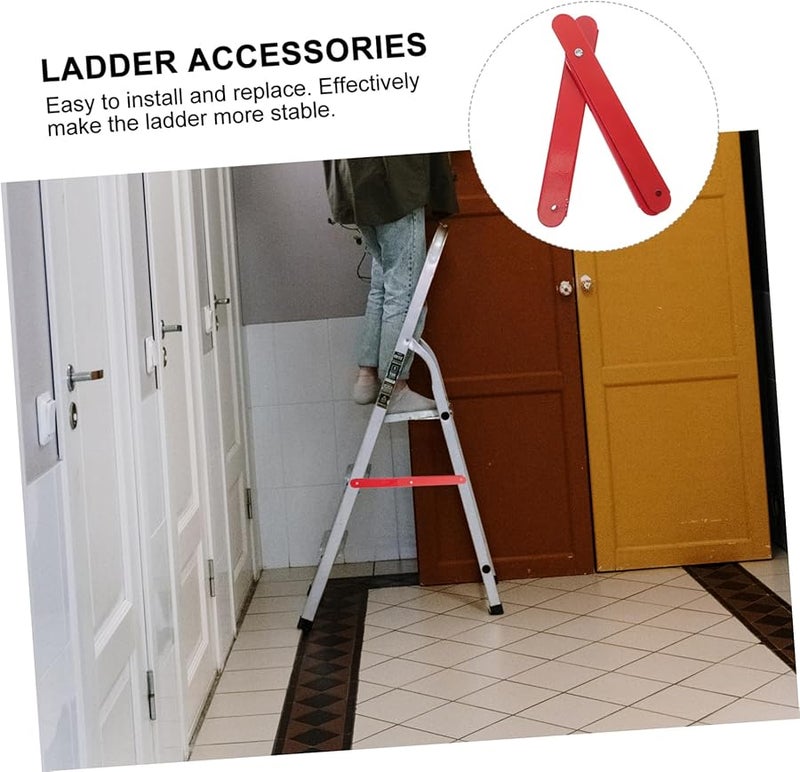 2Pcs Folding Ladder Hinge Parts Heavy Duty Steel Elbow Hinge For DIY Attic Ladder - Image 3