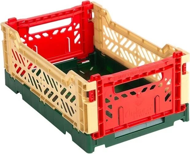 اي يلديز Aykasa 261710 Minibox Six-Piece Red-Green-Gold Foldable Case