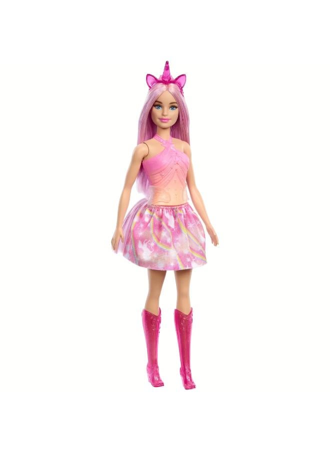 Bingo Barbie Unicorn Doll – Pink Hair & Rainbow Outfit - Image 2