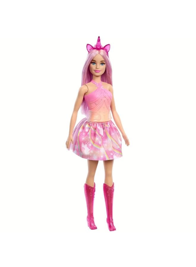 Bingo Barbie Unicorn Doll – Pink Hair & Rainbow Outfit - Image 3