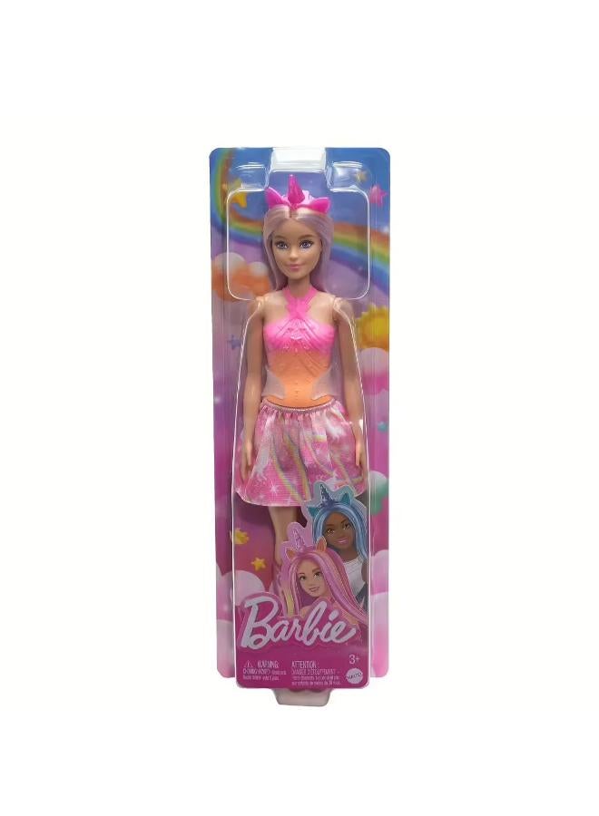 Bingo Barbie Unicorn Doll – Pink Hair & Rainbow Outfit - Image 1