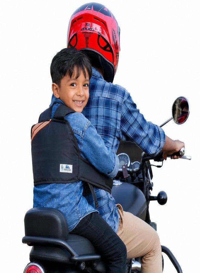 Newven Safety Belt for Kids for Bike Scooty, Two Wheeler Child Harness - Image 1
