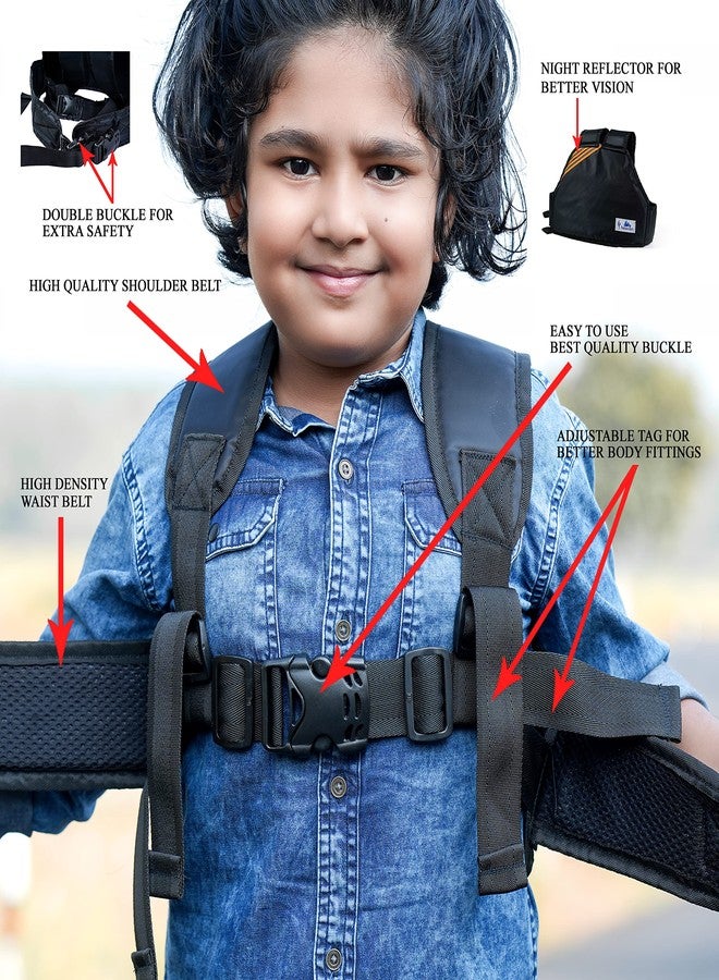 Newven Safety Belt for Kids for Bike Scooty, Two Wheeler Child Harness - Image 2