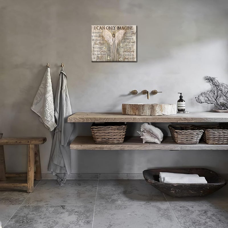 Tijuboni Rustic Angel Wings Wall Art - Image 3