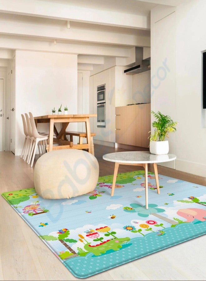 STOFFIER GARTEN Foldable Baby Play Mat, Large Waterproof Foam Padded Crawling Mat for Babies,Toddlers, Infants, Play & Tummy Time, Size 200 x 180 cm. - Image 2