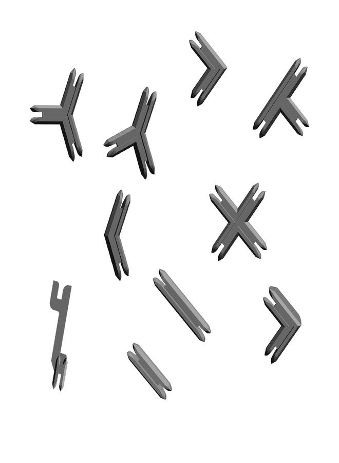 Battle Systems Terrain Plastic Terrain Clips (Grey) - Core Space and SciFi, Fantasy, Modern Terrain Compatible - Image 1