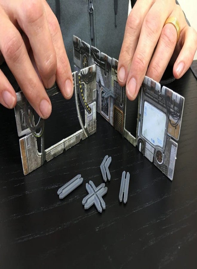 Battle Systems Terrain Plastic Terrain Clips (Grey) - Core Space and SciFi, Fantasy, Modern Terrain Compatible - Image 3