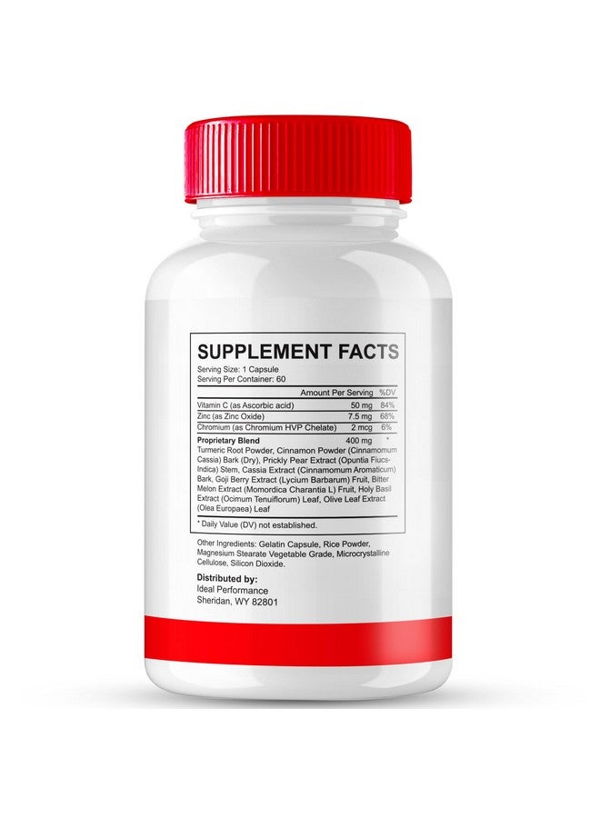 IDEAL PERFORMANCE GlucoRegen Capsules, Advanced Blood Formula Glyco Optimizer Supplement Pills - Maximum Strength, All Natural Gluco Optimizer for Wellness & Overall Health, Gluco Regen Reviews (2 Pack) - Image 2