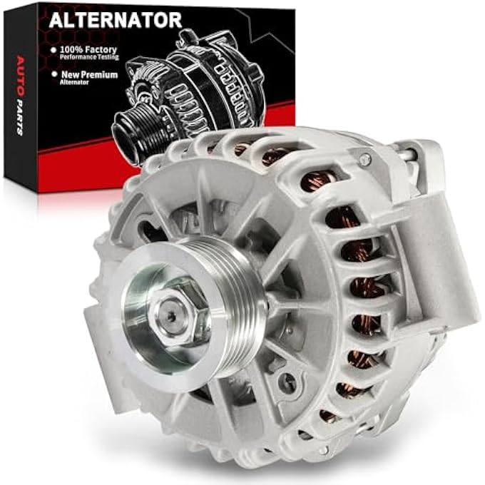 AOTPAT High Output Alternator for:-Ford for:-Mustang Base 2 Door Coupe Convertible 4.0l v6, 12V 135Amp, Alternador Replace# 4R3T10300AA - Image 1