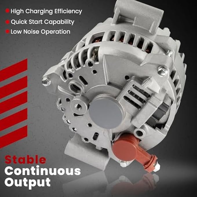 AOTPAT High Output Alternator for:-Ford for:-Mustang Base 2 Door Coupe Convertible 4.0l v6, 12V 135Amp, Alternador Replace# 4R3T10300AA - Image 4