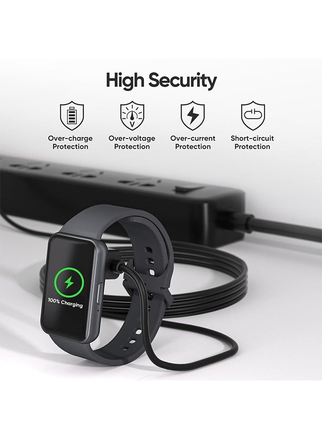 HY Charger for Galaxy Fit 3 SM-R390, Replacement USB Charging Cable Cord for Samsung Galaxy Fit 3 Smart Watch (3.3ft/100cm, Black)  - Image 5