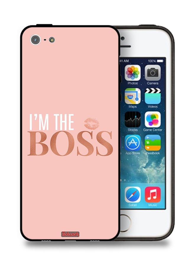 Tolwak Apple iPhone 5/5s/SE Protective Case I Am The Boss - Image 1