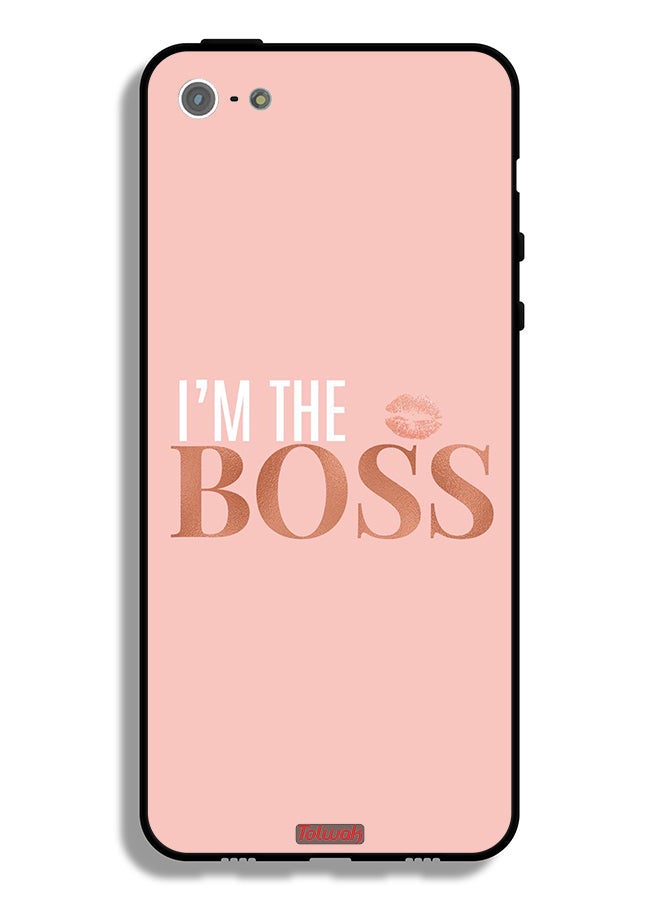 Tolwak Apple iPhone 5/5s/SE Protective Case I Am The Boss - Image 2