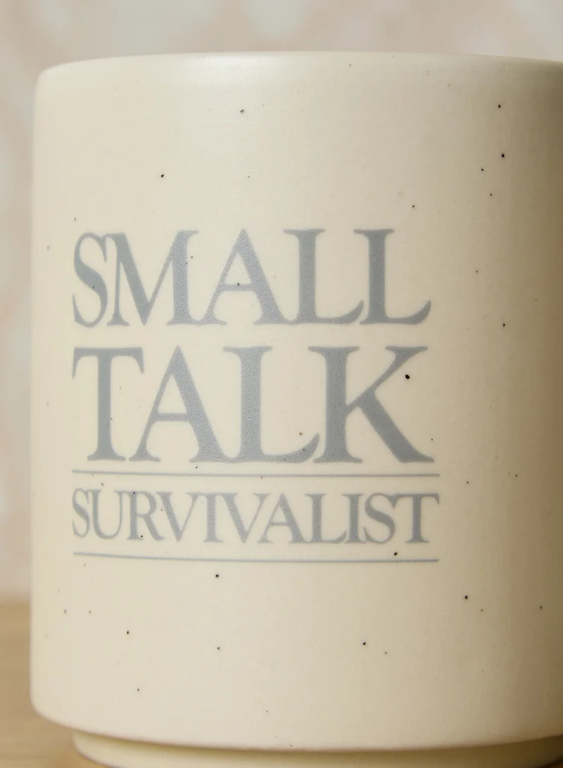 تايبو كوب يومي سبيس بعبارة Small Talk Survivalist